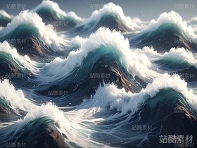 13个抽象巨浪波浪背景(免费商用)(导航-3675) - 未分类 - 站酷设计师明原创素材 - 站酷ZCOOL