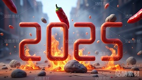 8款红红火火2025立体字(导航-4733) - 未分类 - 站酷设计师明原创素材 - 站酷ZCOOL