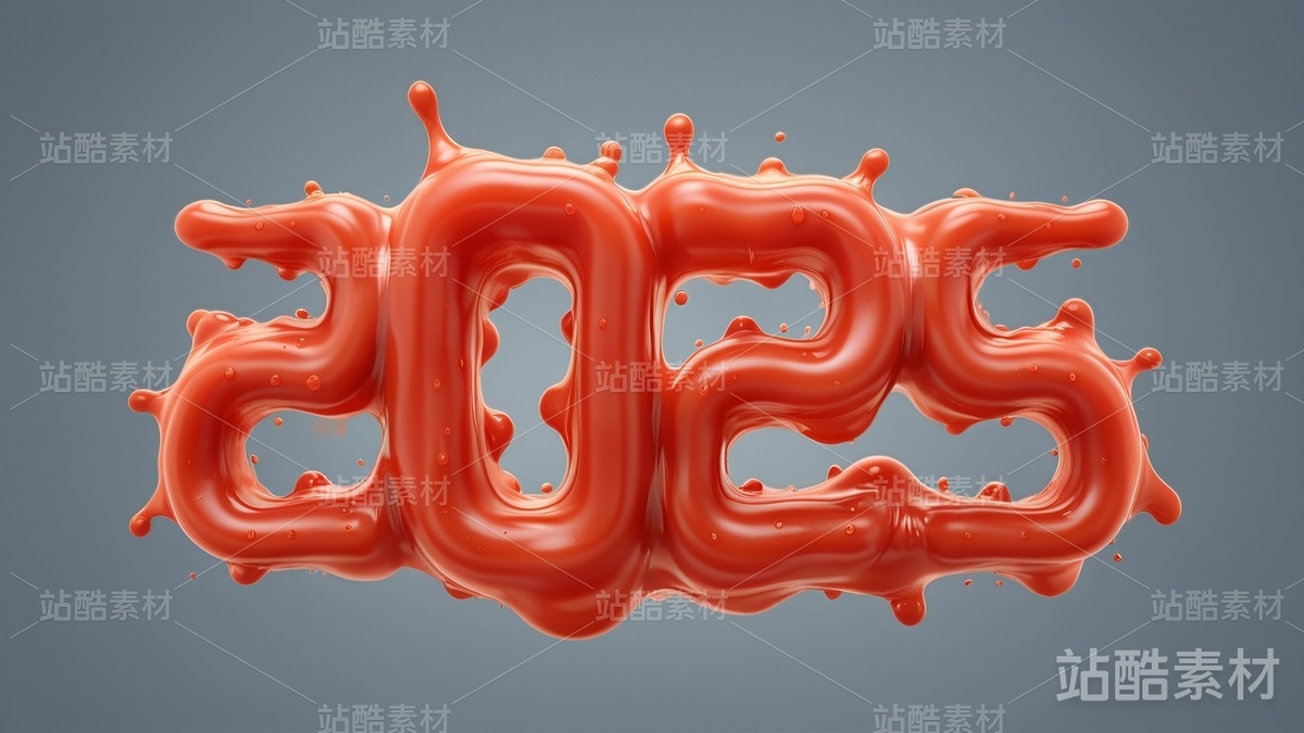 8款红红火火2025立体字(主预览-4728) - 未分类 - 站酷设计师明原创素材 - 站酷ZCOOL