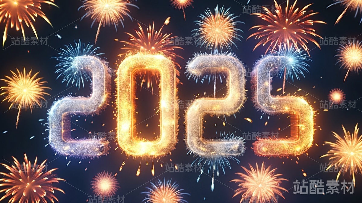 8款璀璨烟花系列2025立体字(主预览-4736) - 未分类 - 站酷设计师明原创素材 - 站酷ZCOOL
