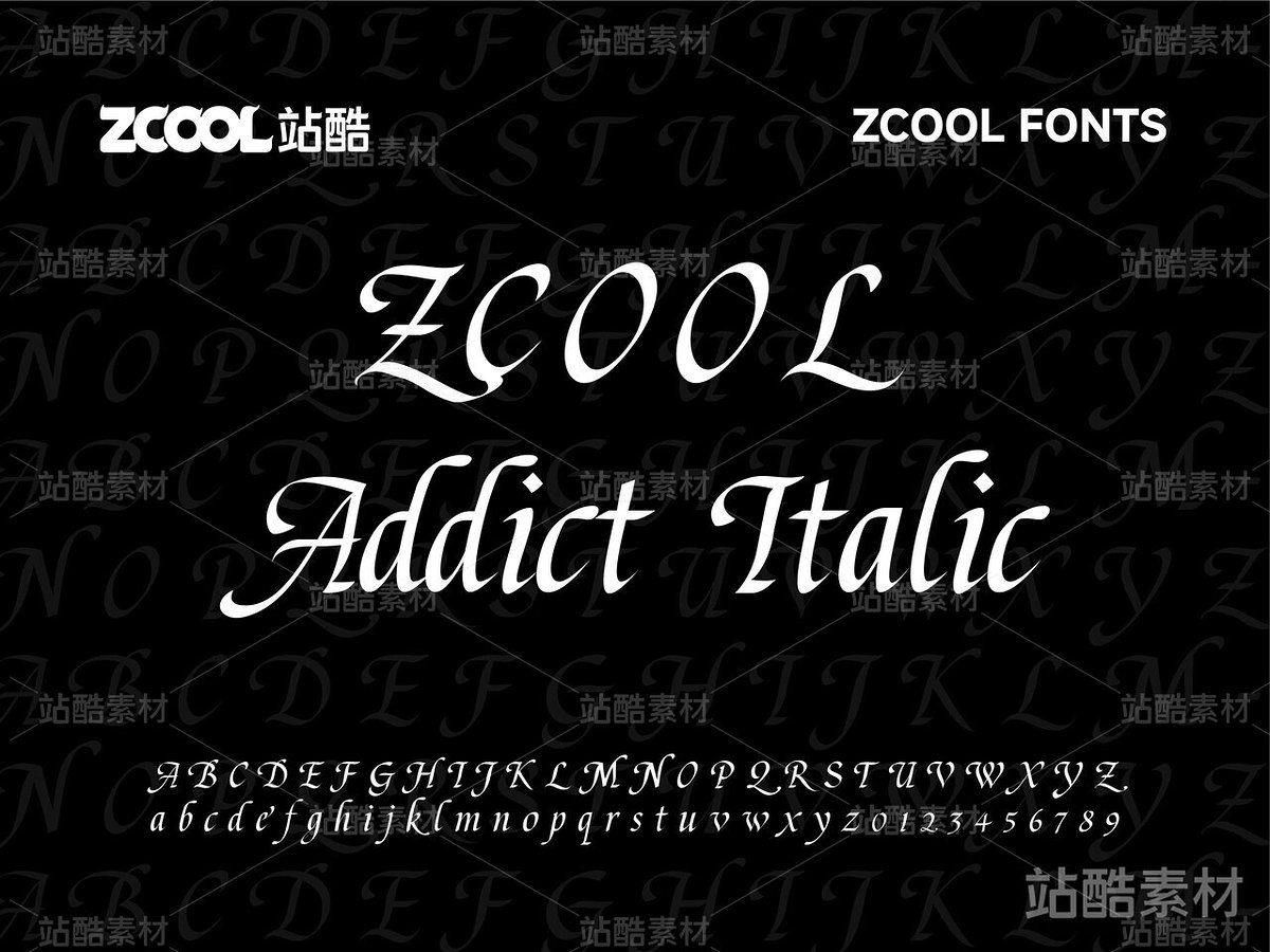 站酷意大利體【免費商用】（主預(yù)覽-4789） - 未分類 - 站酷設(shè)計師站酷素材原創(chuàng)素材 - 站酷ZCOOL
