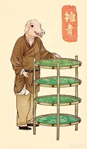 茶道十二生肖之猪猴马狗（导航-4849） - 未分类 - 站酷设计师Huang师傅原创素材 - 站酷ZCOOL