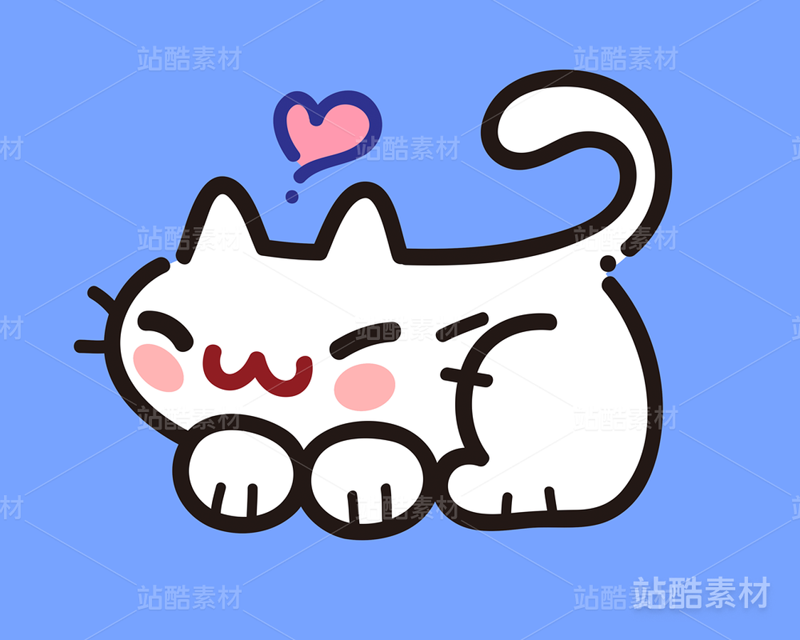 涂鸦小猫（主预览-4995） - 未分类 - 站酷设计师猫朵星球原创素材 - 站酷ZCOOL