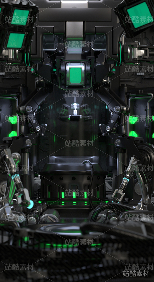 科幻机械场景（主预览-5430） - 未分类 - 站酷设计师科幻师兄原创素材 - 站酷ZCOOL