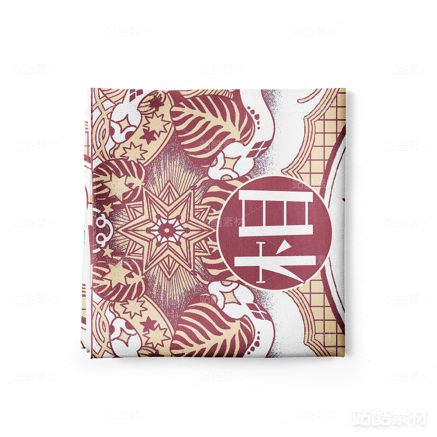 蛇年神话相柳 丝巾图案/插画图案（主预览-7456） - 未分类 - 站酷设计师一竹九阴原创素材 - 站酷ZCOOL