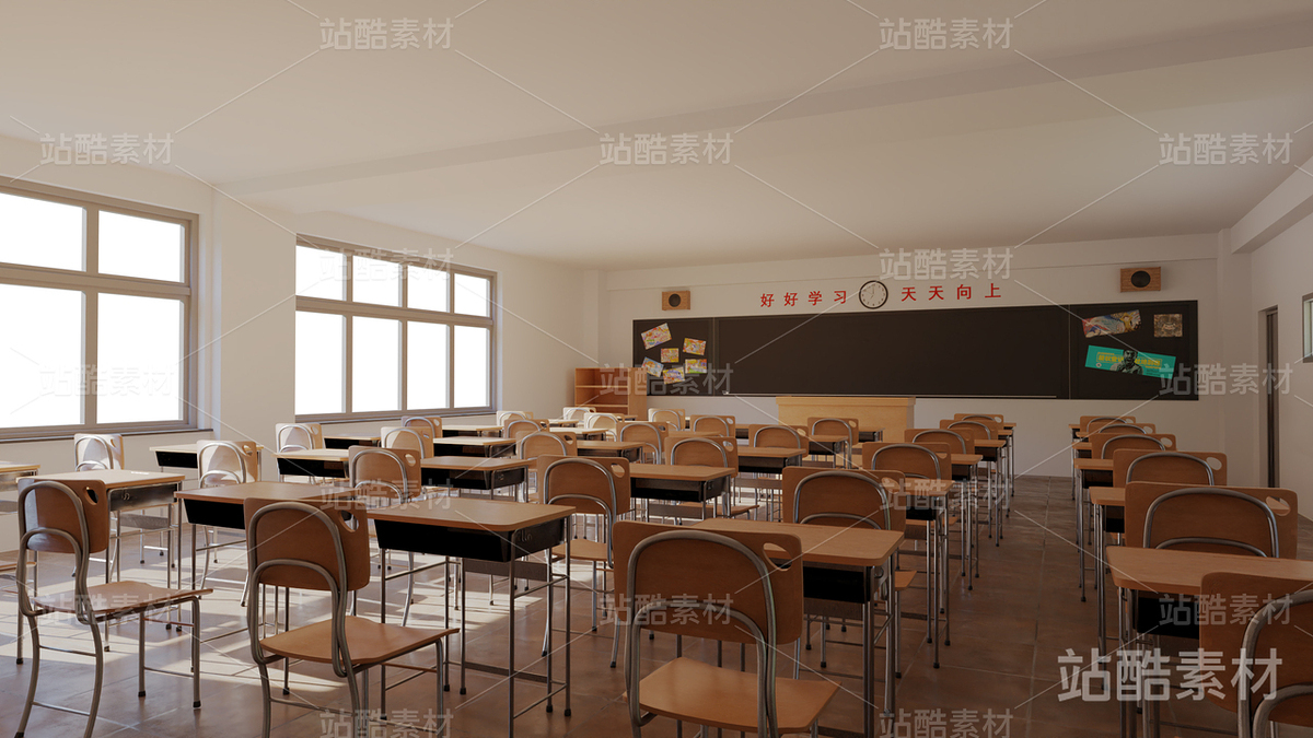 教室（主预览-7738） - 未分类 - 站酷设计师祝巍原创素材 - 站酷ZCOOL