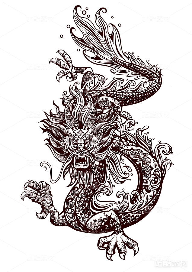 中国传统纹样 十二生肖（主预览-10341） - 未分类 - 站酷设计师方圆儿sss原创素材 - 站酷ZCOOL
