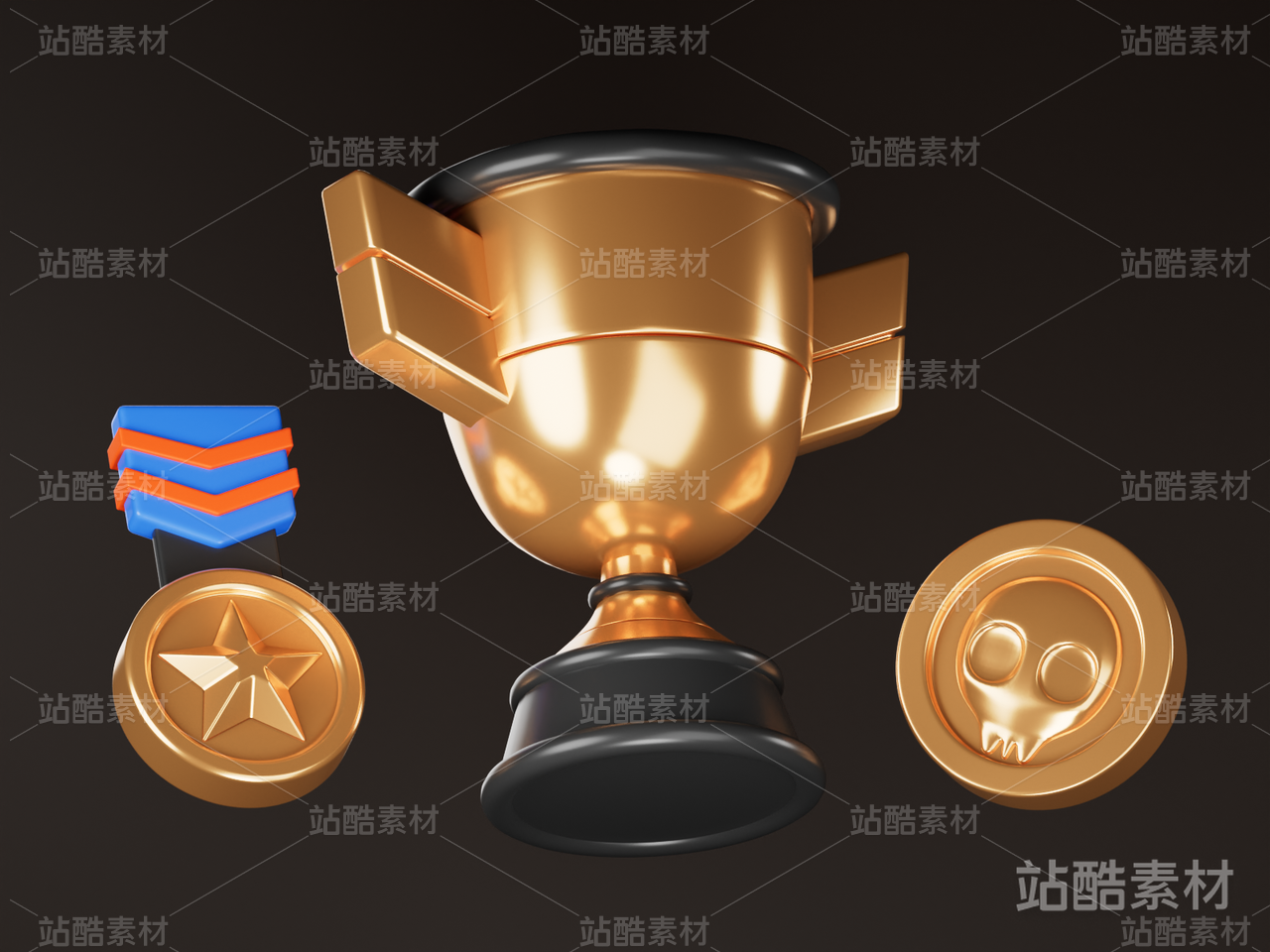 UI_奖牌三件套《附源文件》