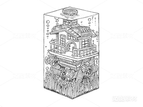 逸想世界-一组微缩小世界(53)(导航-11295) - 未分类 - 站酷设计师孑孓逸士原创素材 - 站酷ZCOOL