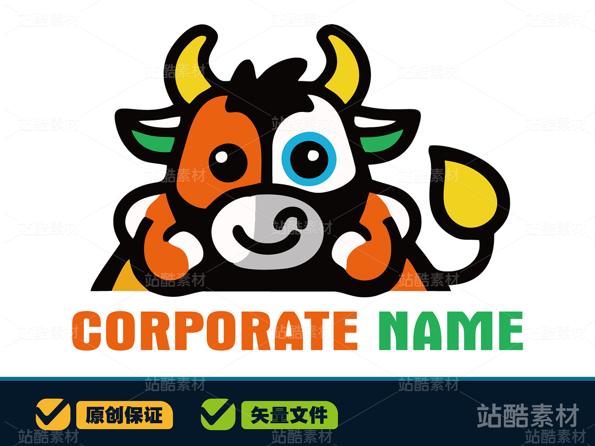 牛牛圖案 | 十二生肖文創(chuàng)卡通設(shè)計(jì)（主預(yù)覽-11562） - 未分類(lèi) - 站酷設(shè)計(jì)師心夢(mèng)創(chuàng)意原創(chuàng)素材 - 站酷ZCOOL