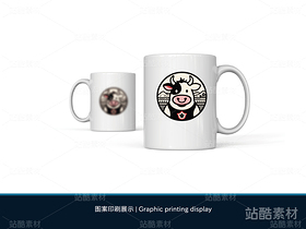 牛牛圖案 | 十二生肖文創(chuàng)卡通設(shè)計（導(dǎo)航-11556） - 未分類 - 站酷設(shè)計師心夢創(chuàng)意原創(chuàng)素材 - 站酷ZCOOL