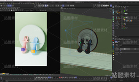 產(chǎn)品渲染-兒童勺子渲染（導(dǎo)航-11822） - 未分類 - 站酷設(shè)計(jì)師極限火花原創(chuàng)素材 - 站酷ZCOOL