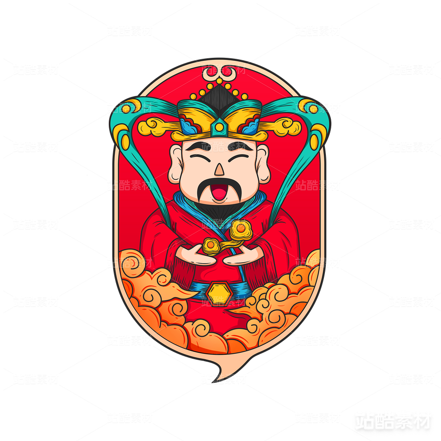 福祿壽喜春節(jié)元素插畫（主預(yù)覽-12122） - 未分類 - 站酷設(shè)計師404設(shè)計便利店原創(chuàng)素材 - 站酷ZCOOL