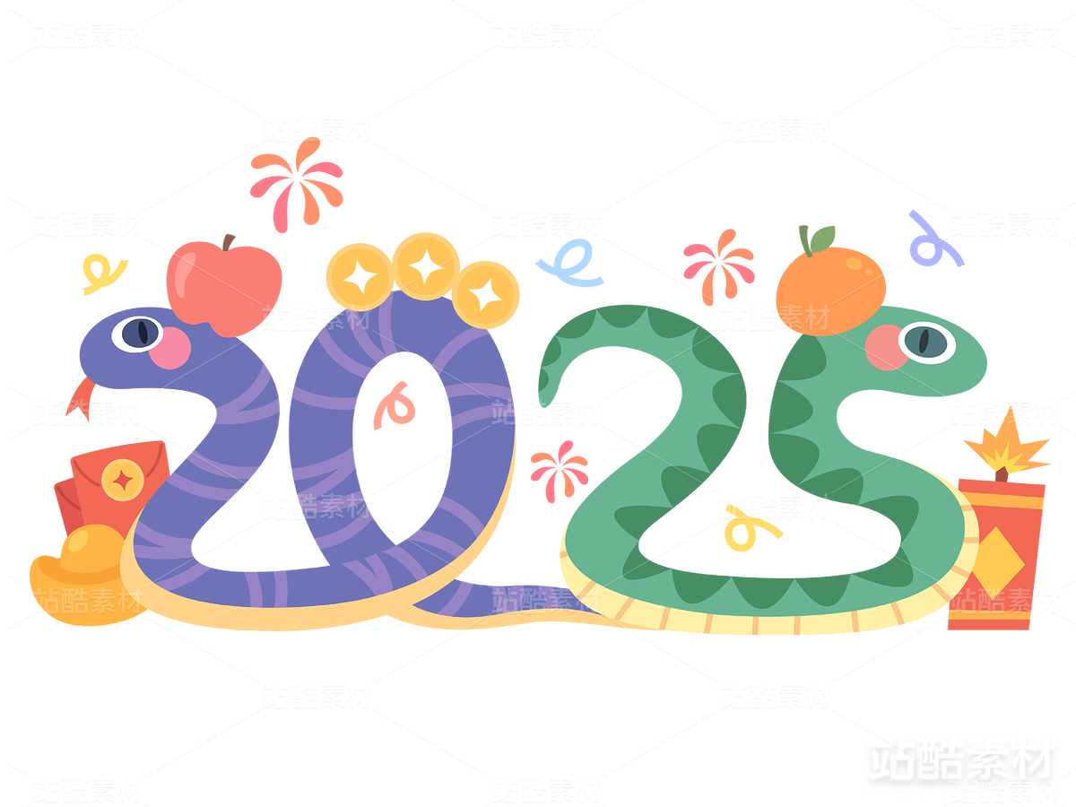 2025蛇年矢量图案（主预览-13848） - 未分类 - 站酷设计师Maito_Thing_原创素材 - 站酷ZCOOL