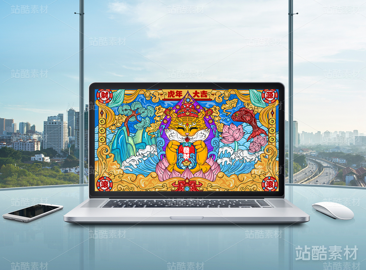十二生肖——虎年国潮插画(主预览-14330) - 未分类 - 站酷设计师瑟琳娜Selina原创素材 - 站酷ZCOOL