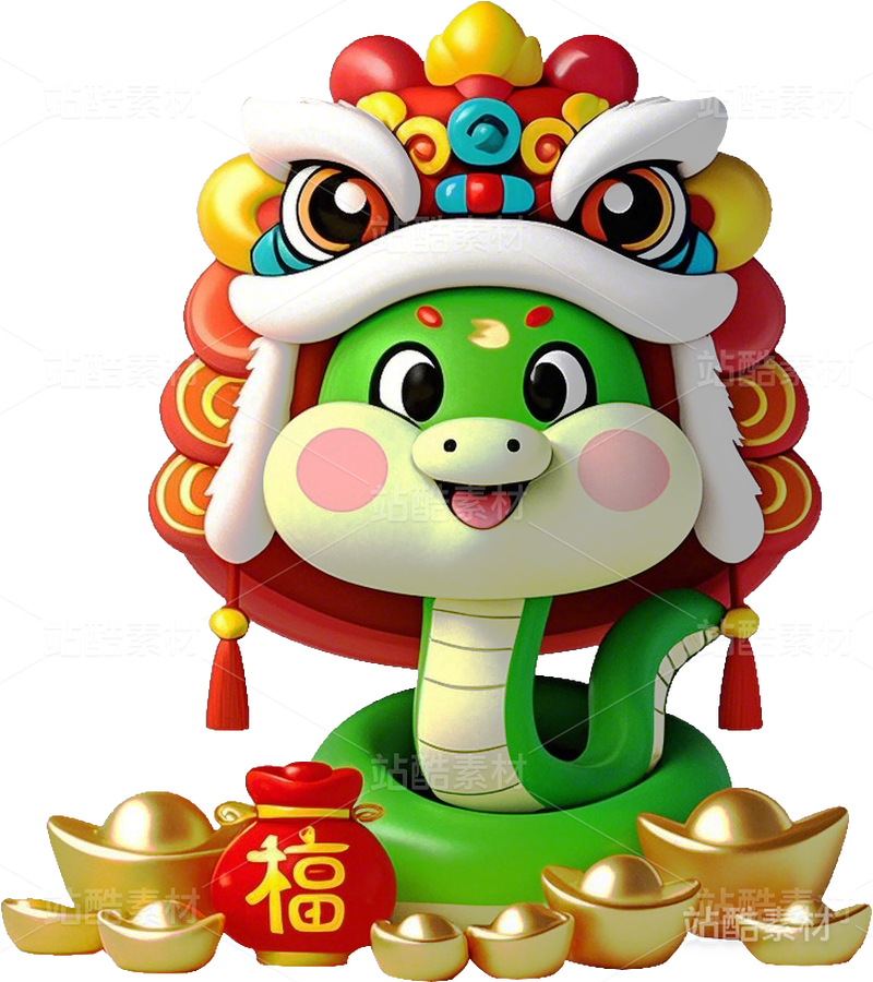 灵蛇开运 | 蛇年主题文创设计(主预览-14813) - 未分类 - 站酷设计师心梦创意原创素材 - 站酷ZCOOL