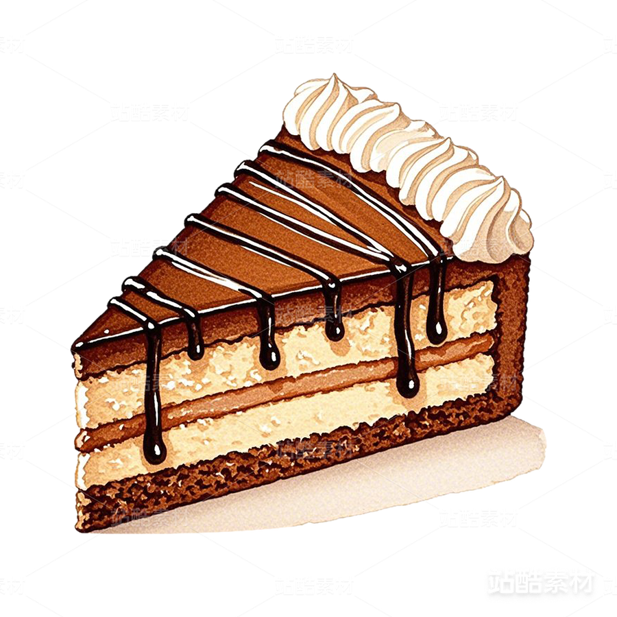 提拉米蘇巧克力醬蛋糕水彩手繪美食素材（主預(yù)覽-16947） - 未分類 - 站酷設(shè)計(jì)師心夢(mèng)創(chuàng)意原創(chuàng)素材 - 站酷ZCOOL