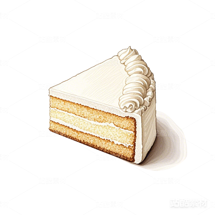 牛奶慕斯蛋糕水彩手繪美食素材（主預覽-16950） - 未分類 - 站酷設計師心夢創(chuàng)意原創(chuàng)素材 - 站酷ZCOOL