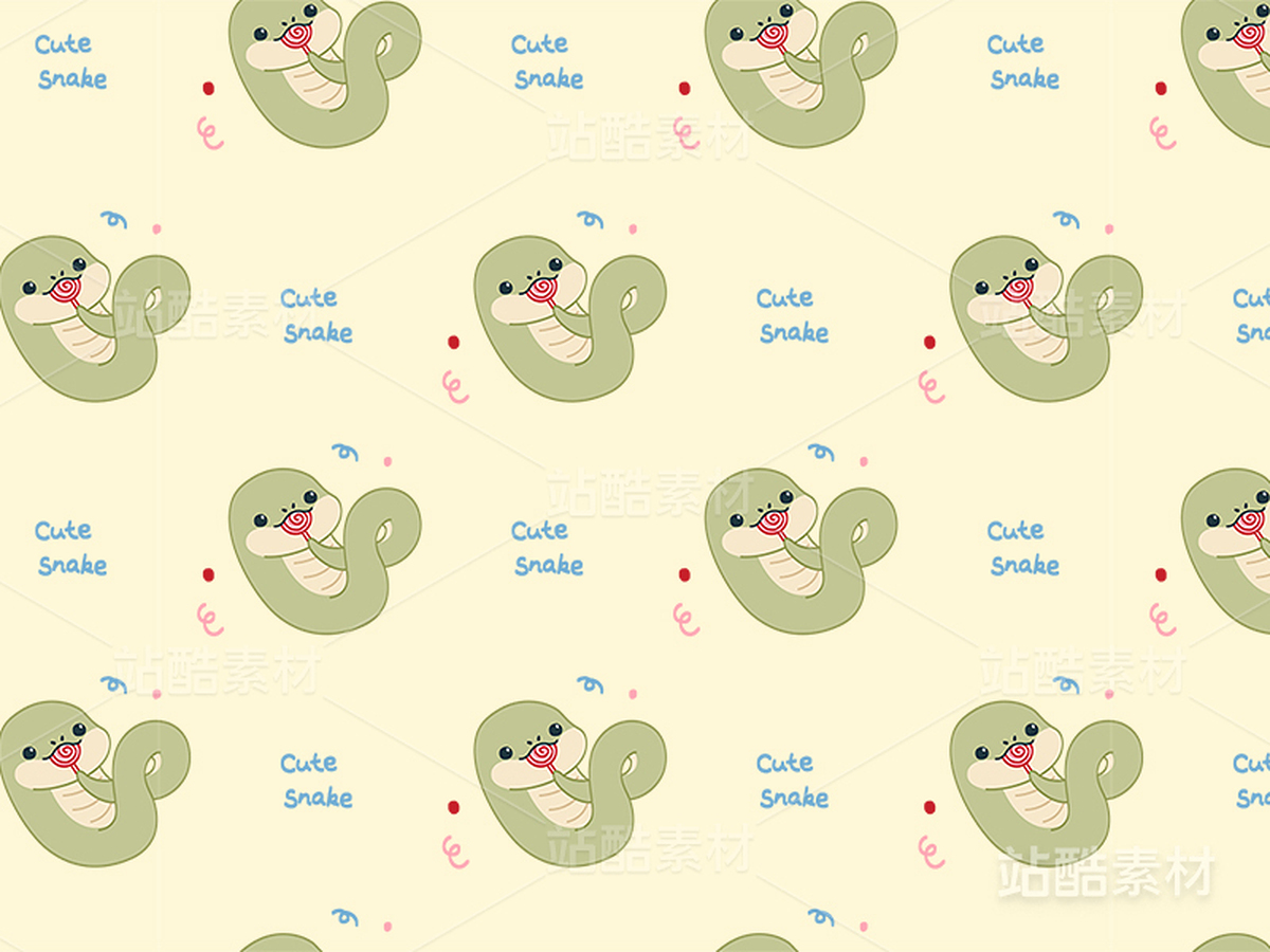 十二生肖蛇年平铺背景（主预览-16957） - 未分类 - 站酷设计师ikutabb原创素材 - 站酷ZCOOL