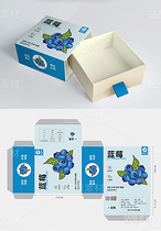 蓝莓版画包装设计（导航-17512） - 未分类 - 站酷设计师瑟琳娜Selina原创素材 - 站酷ZCOOL