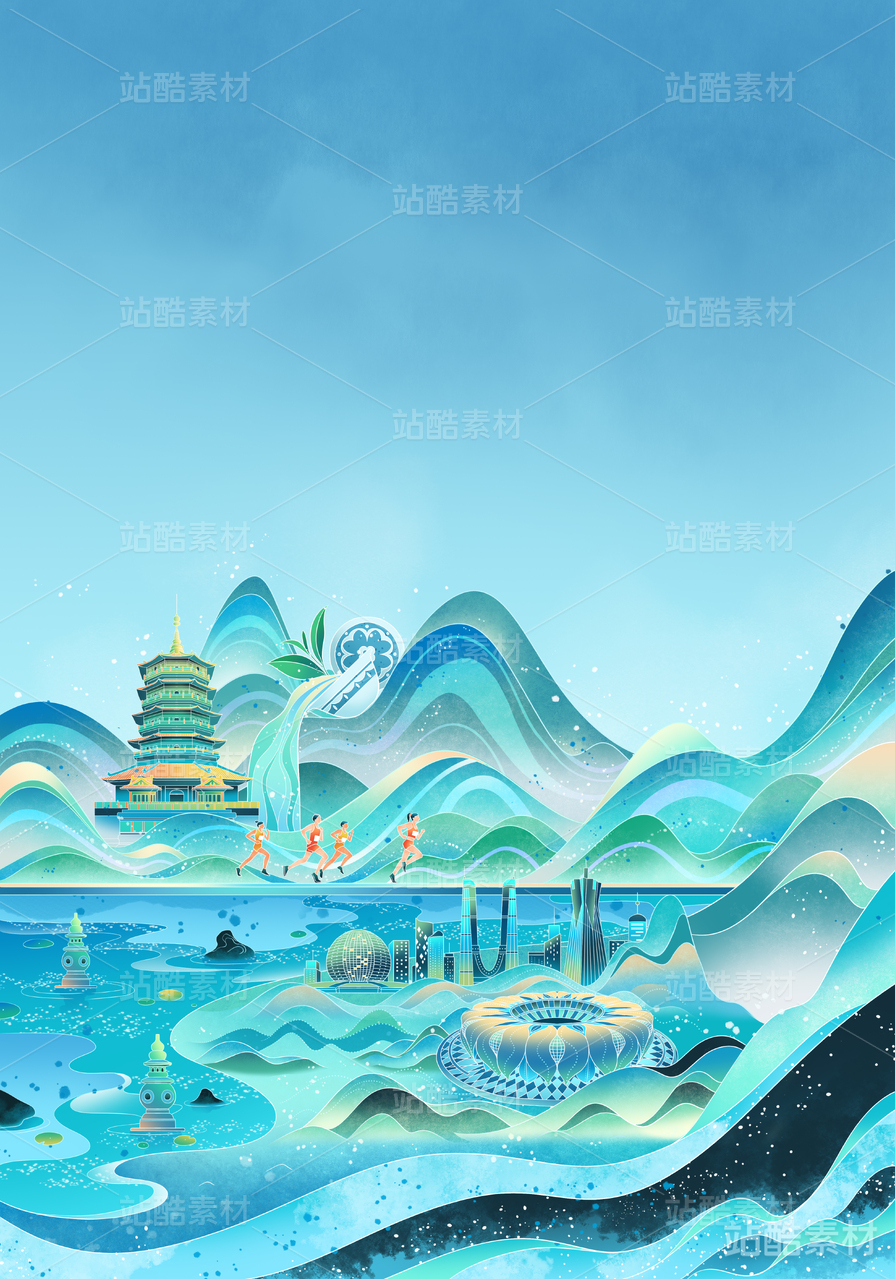 地标_免费正版素材