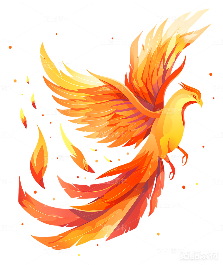 火鳳凰設計元素（主預覽-19175） - 未分類 - 站酷設計師是糕冷小美鴨原創(chuàng)素材 - 站酷ZCOOL