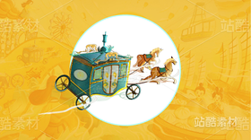 城市非遗文创插画 | 天津（导航-20186） - 未分类 - 站酷设计师若宣插画原创素材 - 站酷ZCOOL