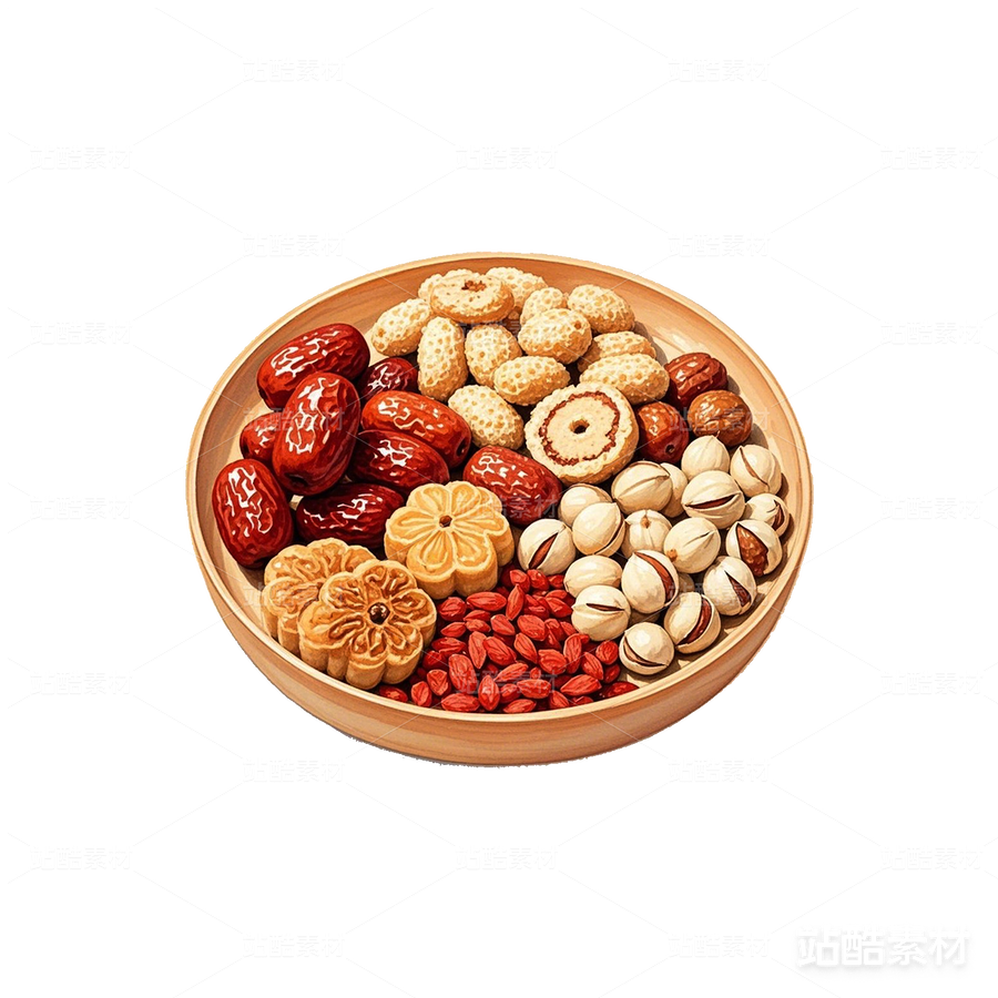 新年小零食 |水彩手绘美食素材（主预览-20197） - 未分类 - 站酷设计师心梦创意原创素材 - 站酷ZCOOL