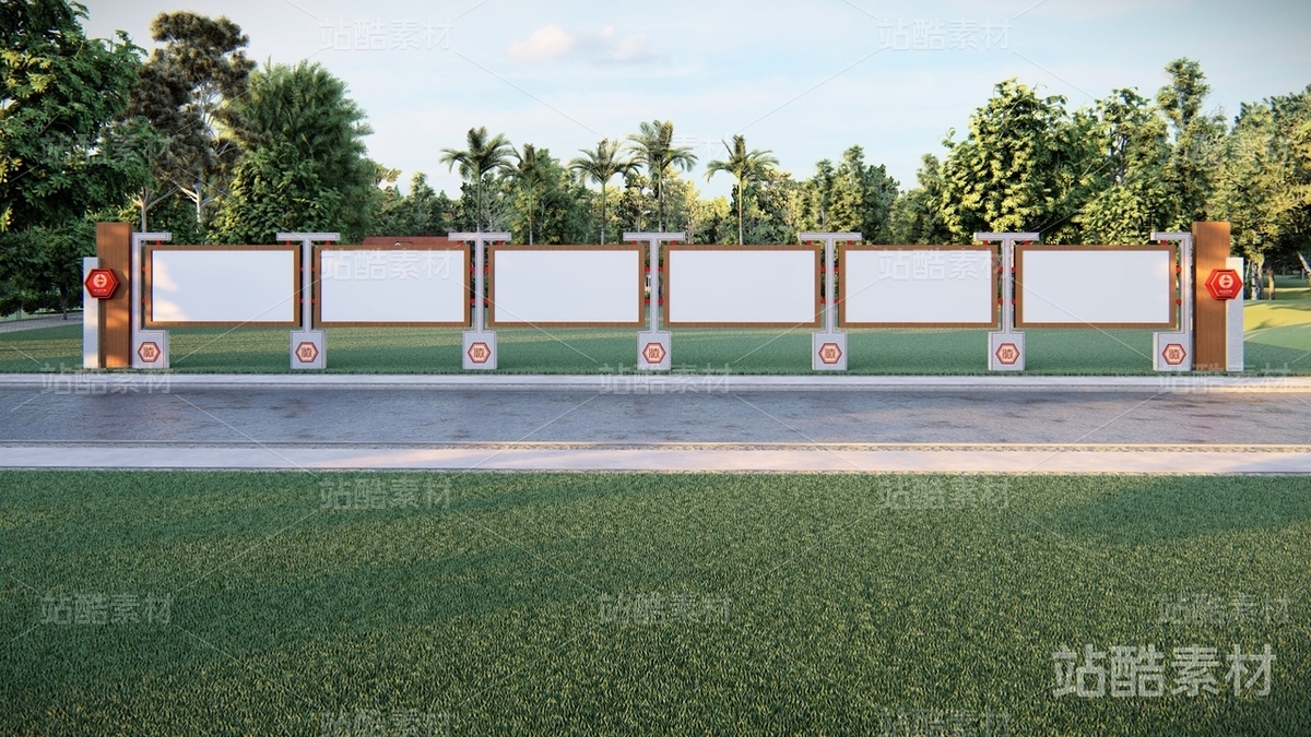 法治景觀雕塑小品戶外宣傳欄（主預(yù)覽-21437） - 未分類 - 站酷設(shè)計(jì)師Tigerme原創(chuàng)素材 - 站酷ZCOOL