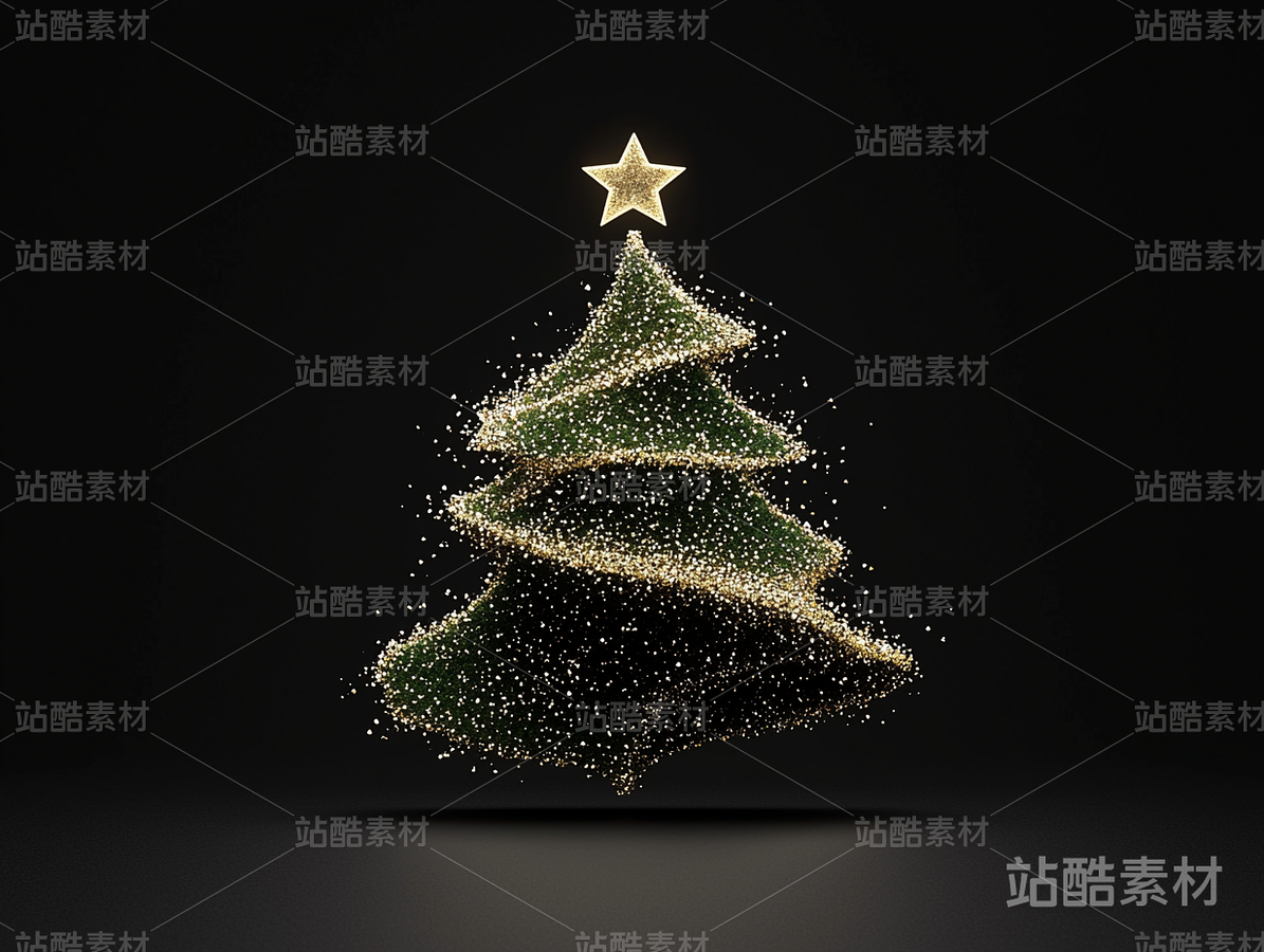 星光圣诞树（主预览-25924） - 未分类 - 站酷设计师小鱼很安静原创素材 - 站酷ZCOOL