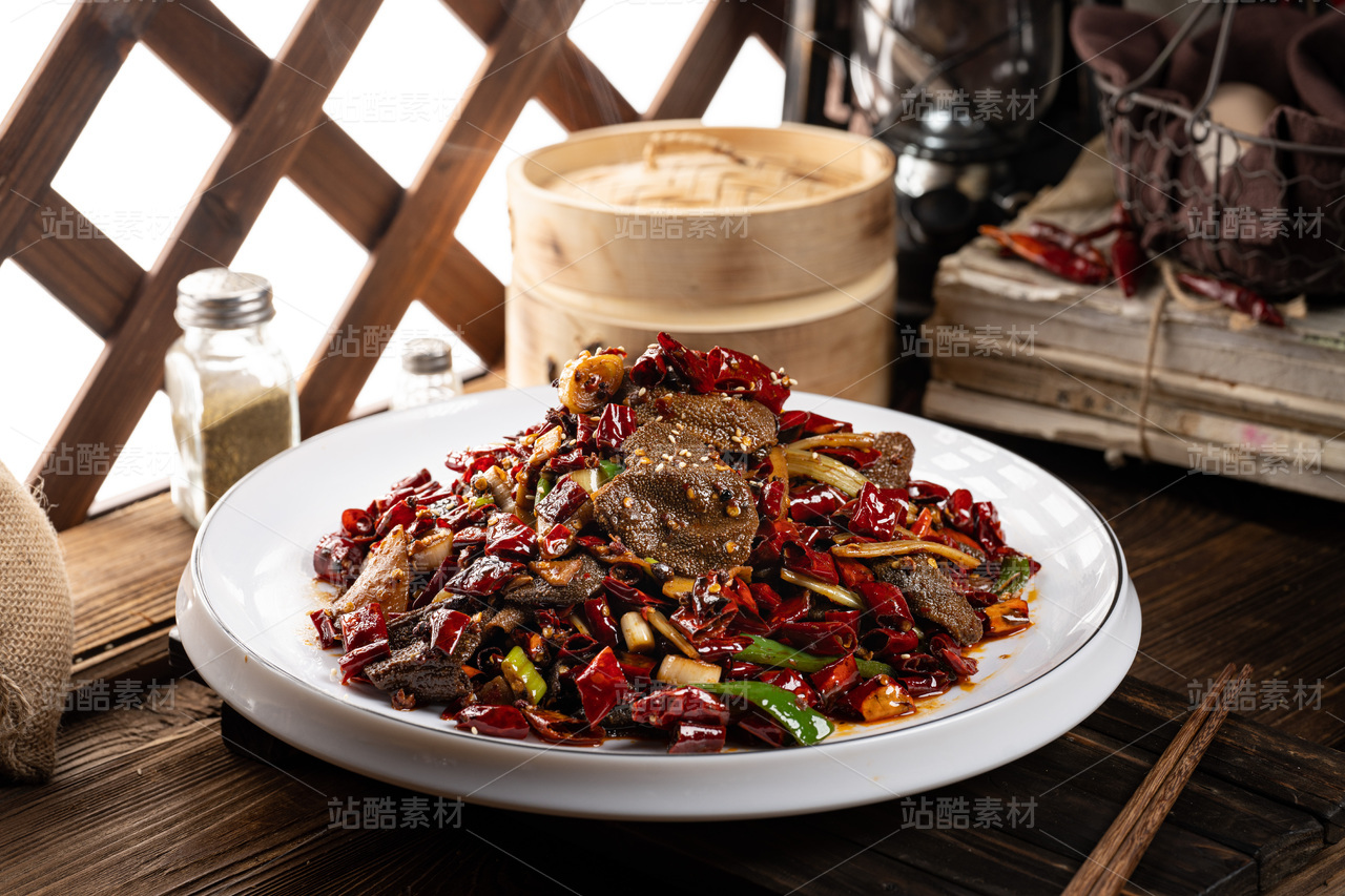 美食摄影|菜肴菜品74-辣椒炒毛肚