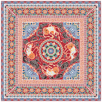 蛇年藻井敦煌圖案紋樣（導(dǎo)航-30602） - 未分類 - 站酷設(shè)計師蜮偊原創(chuàng)素材 - 站酷ZCOOL