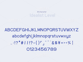 「Idealist」免费商用英文系列字体(导航-35185) - 未分类 - 站酷设计师WallaceWang原创素材 - 站酷ZCOOL