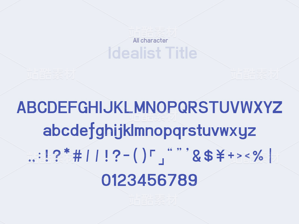 「Idealist」免費(fèi)商用英文系列字體（主預(yù)覽-35183） - 未分類 - 站酷設(shè)計師WallaceWang原創(chuàng)素材 - 站酷ZCOOL