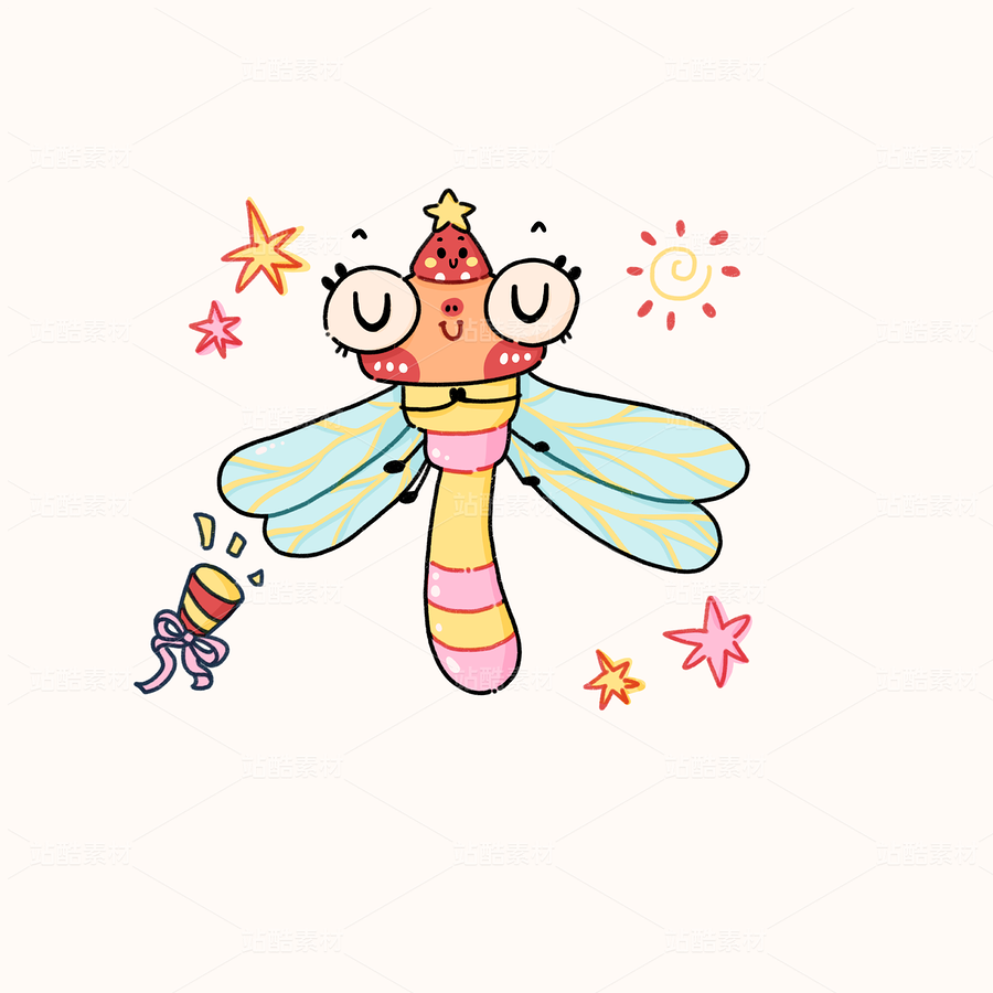 單線描邊動物昆蟲插畫（主預(yù)覽-40497） - 未分類 - 站酷設(shè)計師小發(fā)喝豆奶原創(chuàng)素材 - 站酷ZCOOL