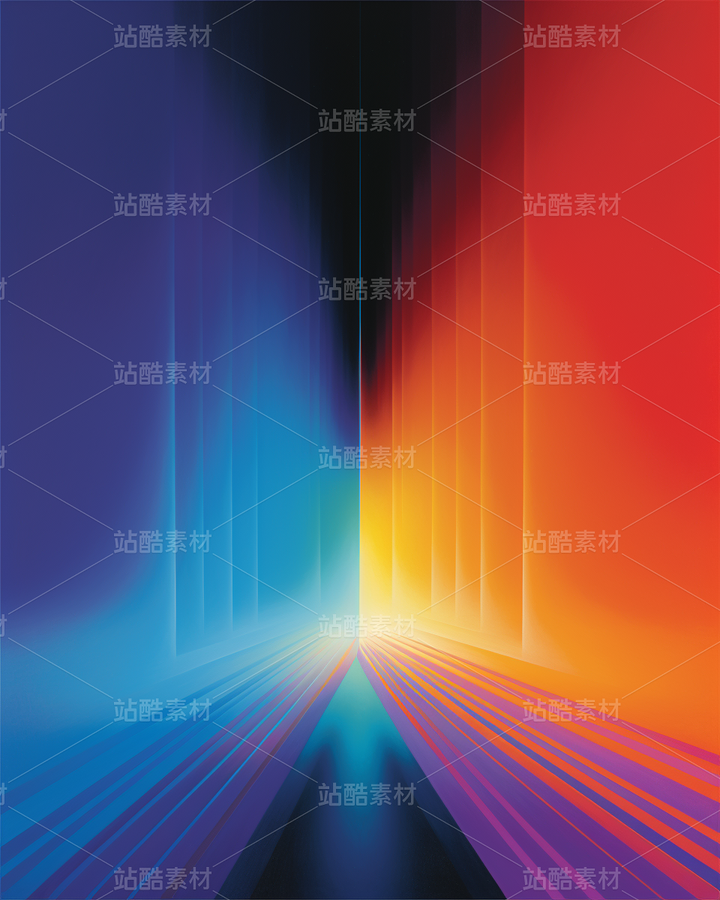 彩色多巴胺幾何藝術(shù)空靈感抽象立體線(xiàn)條（主預(yù)覽-41946） - 未分類(lèi) - 站酷設(shè)計(jì)師AIGC微微原創(chuàng)素材 - 站酷ZCOOL