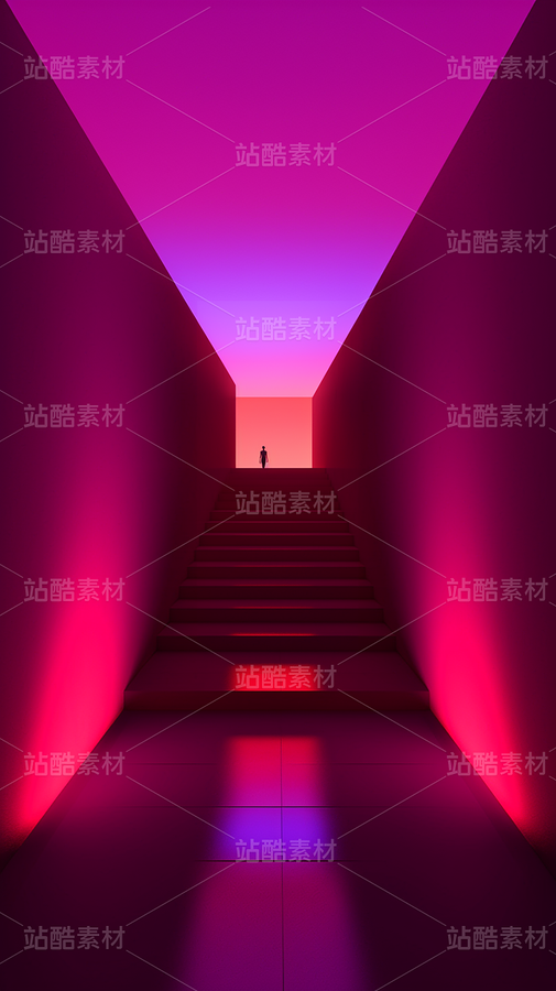 粉色桃红色几何空间艺术荧光高级奢侈感（主预览-42954） - 未分类 - 站酷设计师AIGC微微原创素材 - 站酷ZCOOL