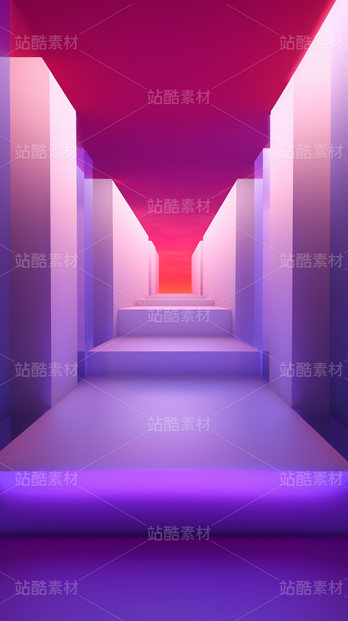 粉色桃红色几何空间艺术荧光高级奢侈感（主预览-42946） - 未分类 - 站酷设计师AIGC微微原创素材 - 站酷ZCOOL