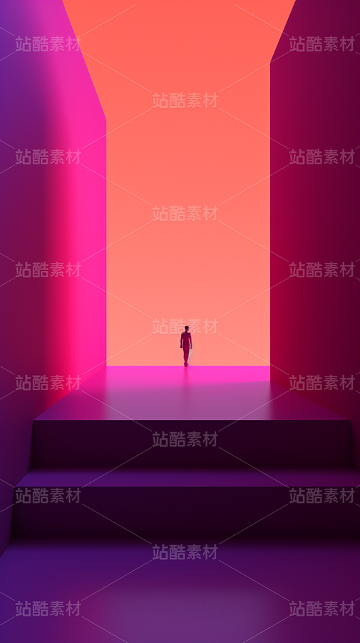 粉色桃红色几何空间艺术荧光高级奢侈感（主预览-42952） - 未分类 - 站酷设计师AIGC微微原创素材 - 站酷ZCOOL
