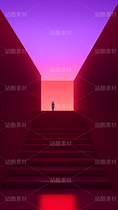 粉色桃红色几何空间艺术荧光高级奢侈感（导航-42949） - 未分类 - 站酷设计师AIGC微微原创素材 - 站酷ZCOOL