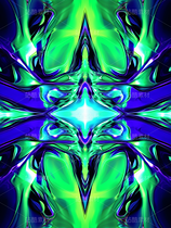 熒光綠色藍(lán)色紫色漸變幾何藝術(shù)未來科技（導(dǎo)航-42964） - 未分類 - 站酷設(shè)計師AIGC微微原創(chuàng)素材 - 站酷ZCOOL