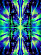 熒光綠色藍(lán)色紫色漸變幾何藝術(shù)未來科技（導(dǎo)航-42968） - 未分類 - 站酷設(shè)計師AIGC微微原創(chuàng)素材 - 站酷ZCOOL