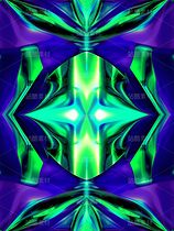 熒光綠色藍(lán)色紫色漸變幾何藝術(shù)未來科技（導(dǎo)航-42977） - 未分類 - 站酷設(shè)計師AIGC微微原創(chuàng)素材 - 站酷ZCOOL