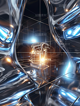 神秘未來科技自然空間藝術(shù)中式（導(dǎo)航-43307） - 未分類 - 站酷設(shè)計師AIGC微微原創(chuàng)素材 - 站酷ZCOOL