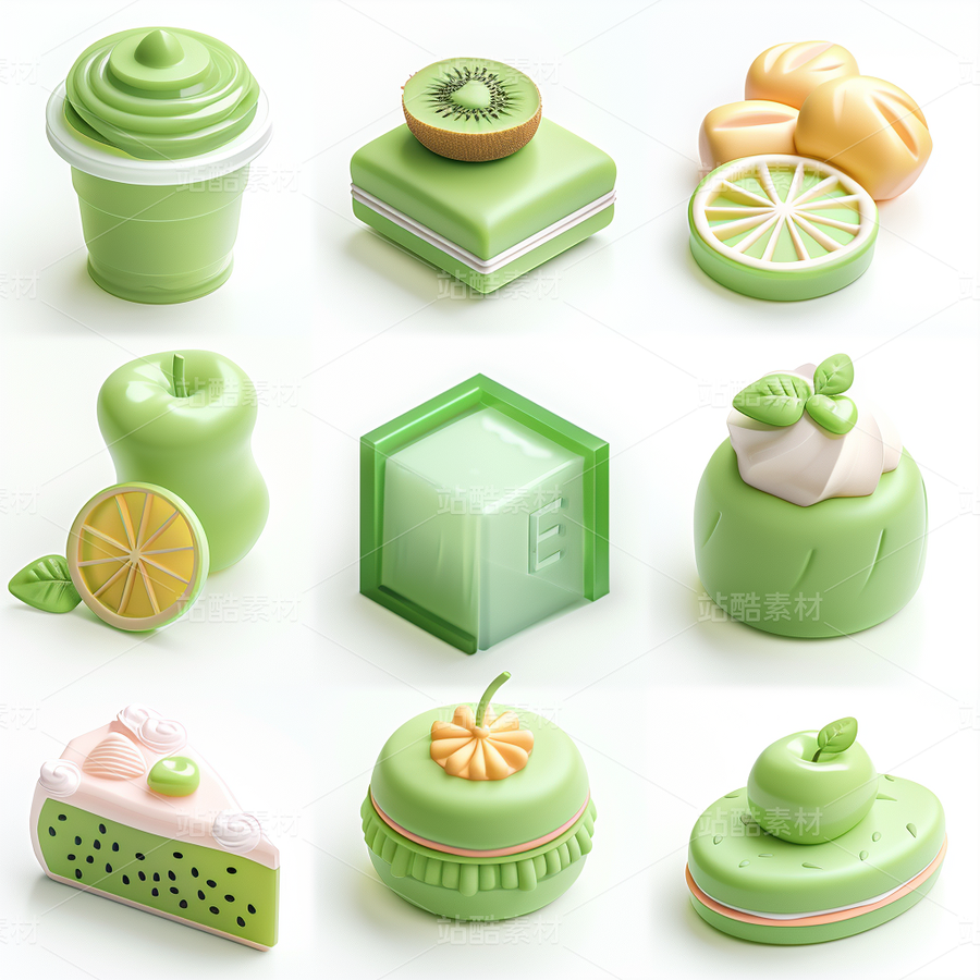 3D图标ICON生活食物饮品医药可爱彩色(主预览-43499) - 未分类 - 站酷设计师AIGC微微原创素材 - 站酷ZCOOL