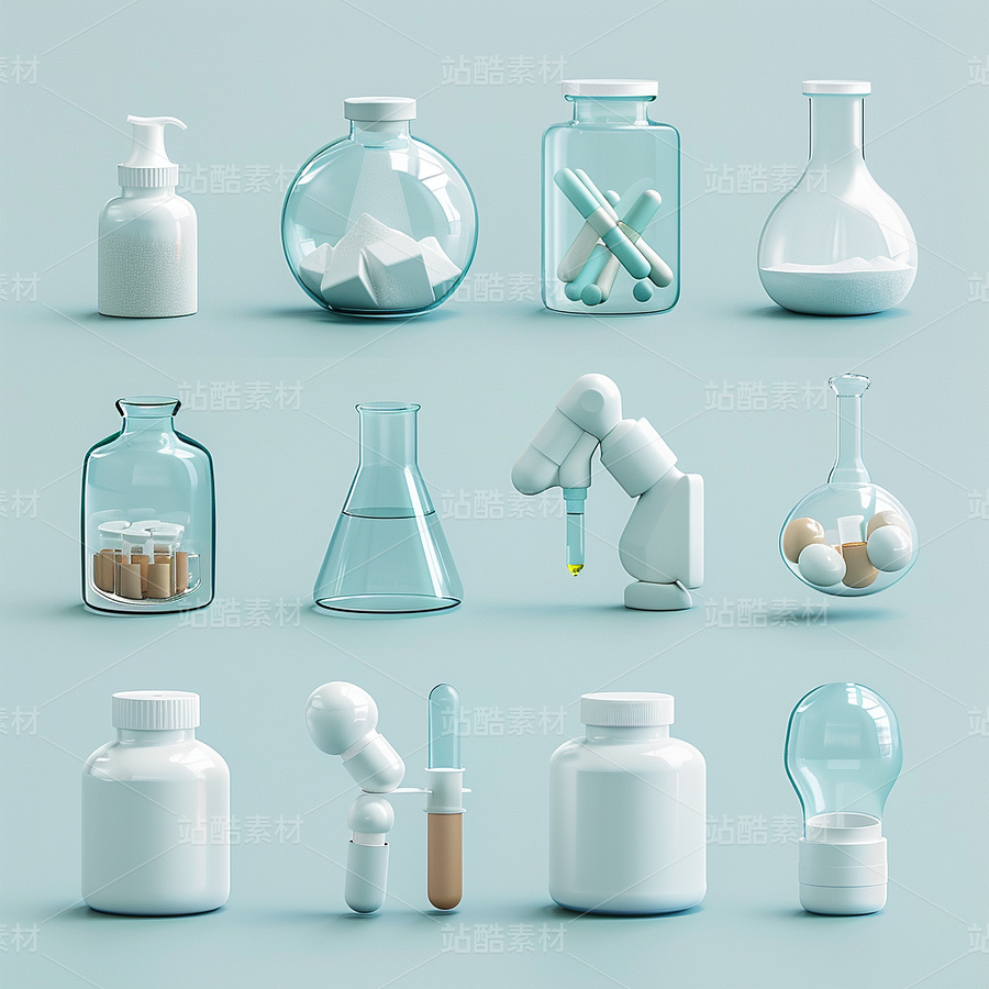 3D图标ICON生活食物饮品医药可爱彩色(主预览-43490) - 未分类 - 站酷设计师AIGC微微原创素材 - 站酷ZCOOL