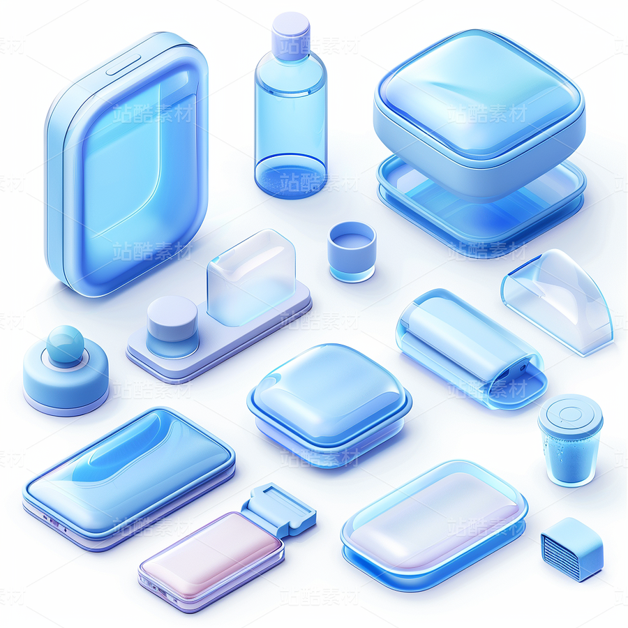 3D图标ICON彩色旅游化妆品食品度假游戏科技图标ICON(主预览-43597) - 未分类 - 站酷设计师AIGC微微原创素材 - 站酷ZCOOL