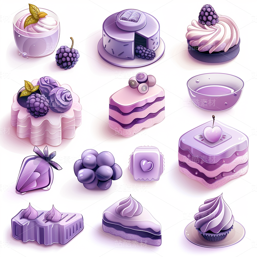 3D图标ICON彩色旅游化妆品食品度假游戏科技图标ICON(主预览-43585) - 未分类 - 站酷设计师AIGC微微原创素材 - 站酷ZCOOL