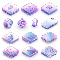 3D图标ICON彩色旅游化妆品食品度假游戏科技图标ICON(导航-43596) - 未分类 - 站酷设计师AIGC微微原创素材 - 站酷ZCOOL