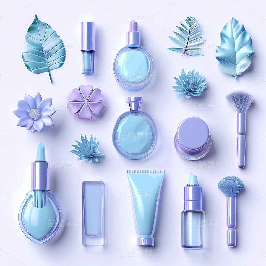 3D图标ICON彩色化妆品食品旅游(主预览-43667) - 未分类 - 站酷设计师AIGC微微原创素材 - 站酷ZCOOL